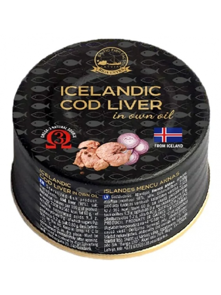 Печень исландской трески Riga Extra Icelandic 190г