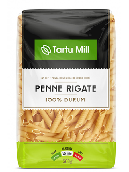 Макароны из пшеничной муки TARTU MILL Penne Regate 500г