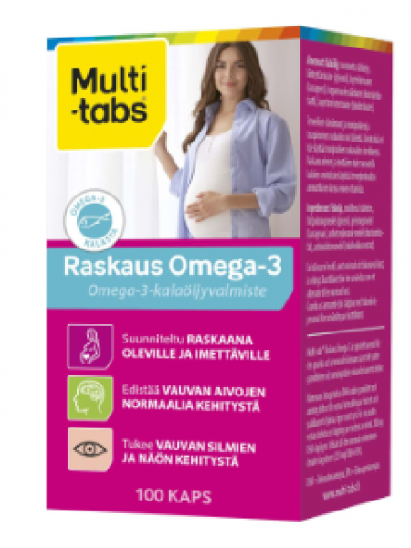 Витамины для беременных MULTI-TABS OMEGA-3 100 шт
