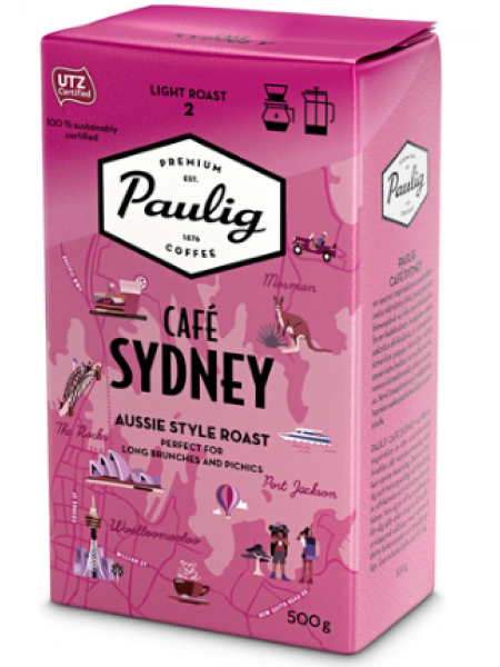 Молотый кофе Paulig Cafe Sydney UTZ 500г