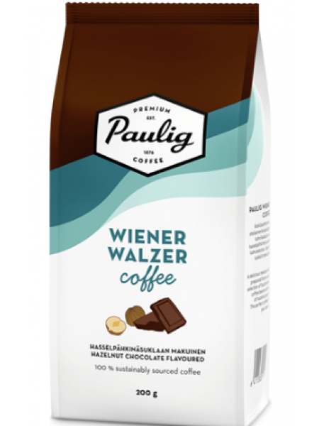 Молотый кофе Paulig Wienerwalzer Coffee 200г со вкусом лесного ореха и шоколада